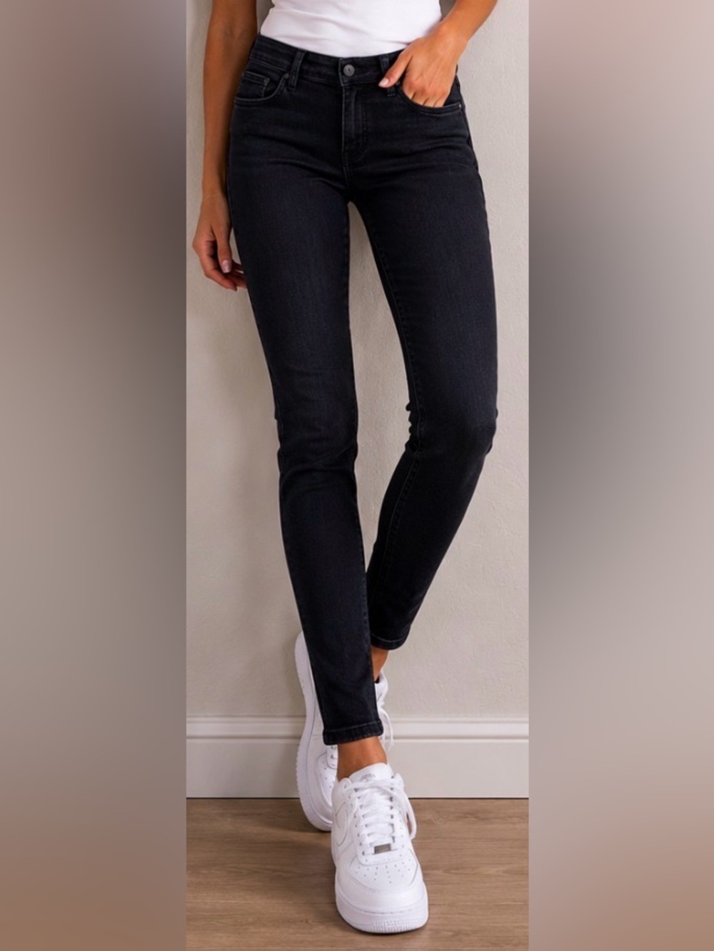 Vintage BullHead Jeans Black Gray Low Rise Crescent Legging Pacsun Slim Skinny